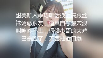 甜美新人乖巧听话换上高跟丝袜诱惑狼友，道具自慰骚穴浪叫呻吟不止，伺候小哥的大鸡巴露脸了，无套抽插口爆